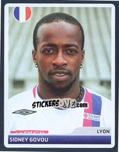 Sticker Sidney Govou - UEFA Champions League 2006-2007 n. 274 - Panini