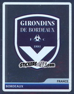 Figurina FC Girondins de Bordeaux Logo - UEFA Champions League 2006-2007 - Panini