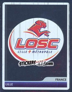Sticker LOSC Lille Logo - UEFA Champions League 2006-2007 n. 294 - Panini