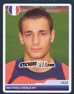 Sticker Mathieu Debuchy - UEFA Champions League 2006-2007 n. 303 - Panini
