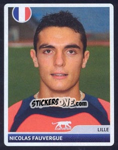 Cromo Nicolas Fauvergue - UEFA Champions League 2006-2007 n. 308 - Panini