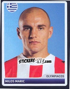 Sticker Milos Maric - UEFA Champions League 2006-2007 - Panini