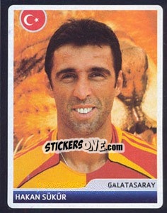 Sticker Hakan Sükür - UEFA Champions League 2006-2007 n. 341 - Panini