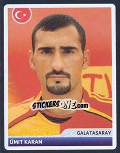 Sticker Ümit Karan - UEFA Champions League 2006-2007 n. 342 - Panini