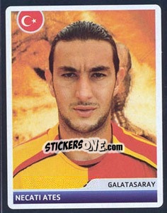 Sticker Necati Ates - UEFA Champions League 2006-2007 n. 343 - Panini