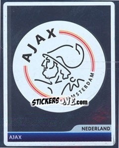 Sticker AFC Ajax Logo - UEFA Champions League 2006-2007 - Panini