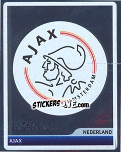 Sticker AFC Ajax Logo - UEFA Champions League 2006-2007 n. 345 - Panini