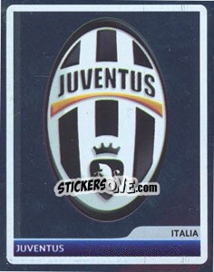 Cromo Juventus FC Logo - UEFA Champions League 2006-2007 - Panini