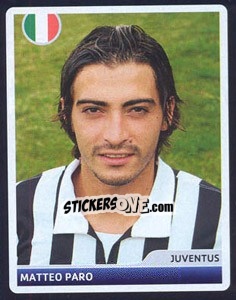 Cromo Matteo Paro - UEFA Champions League 2006-2007 n. 369 - Panini