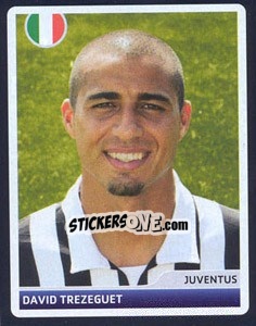 Sticker David Trezeguet - UEFA Champions League 2006-2007 n. 377 - Panini