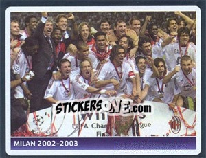 Sticker Milan 2002-2003