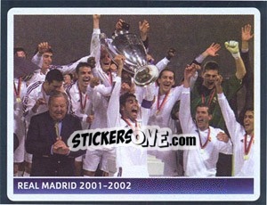 Cromo Real Madrid 2001-2002