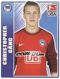 Cromo Christopher Gäng - German Football Bundesliga 2009-2010 - Topps