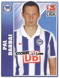 Cromo Pal Dardai - German Football Bundesliga 2009-2010 - Topps