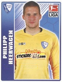 Sticker Philipp Heerwagen - German Football Bundesliga 2009-2010 - Topps