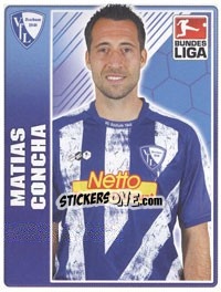 Sticker Matias Concha - German Football Bundesliga 2009-2010 - Topps