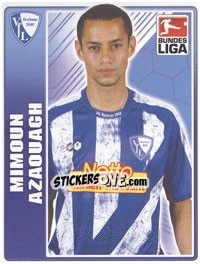 Sticker Mimoun Azaouagh - German Football Bundesliga 2009-2010 - Topps