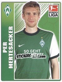 Sticker Per Mertesacker - German Football Bundesliga 2009-2010 - Topps
