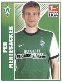 Sticker Per Mertesacker - German Football Bundesliga 2009-2010 n. 51 - Topps