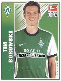 Sticker Tim Borowski - German Football Bundesliga 2009-2010 - Topps