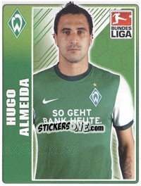 Sticker Hugo Almeida - German Football Bundesliga 2009-2010 - Topps