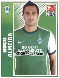 Sticker Hugo Almeida - German Football Bundesliga 2009-2010 n. 63 - Topps