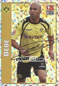 Sticker Dede - Star Spieler - German Football Bundesliga 2009-2010 - Topps