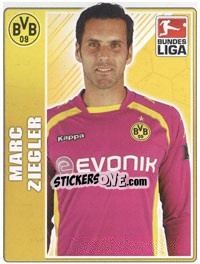 Sticker Marc Ziegler - German Football Bundesliga 2009-2010 n. 70 - Topps