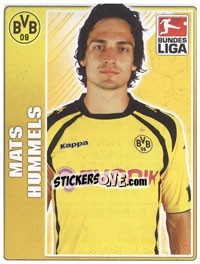 Sticker Mats Hummels - German Football Bundesliga 2009-2010 - Topps