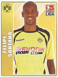 Cromo Felipe Santana - German Football Bundesliga 2009-2010 - Topps