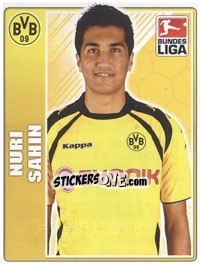 Sticker Nuri Sahin - German Football Bundesliga 2009-2010 - Topps