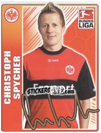 Sticker Christoph Spycher - German Football Bundesliga 2009-2010 - Topps