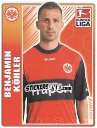 Cromo Benjamin Köhler - German Football Bundesliga 2009-2010 - Topps
