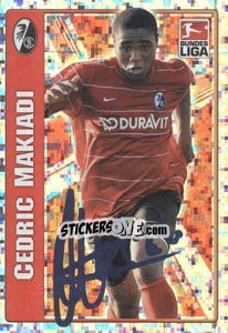 Sticker Cedrick Makiadi - Star Spieler - German Football Bundesliga 2009-2010 - Topps