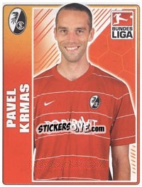 Sticker Pavel Krmas - German Football Bundesliga 2009-2010 - Topps