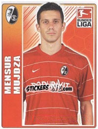 Sticker Mensur Mujdza - German Football Bundesliga 2009-2010 - Topps