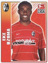 Sticker Eke Uzoma - German Football Bundesliga 2009-2010 - Topps