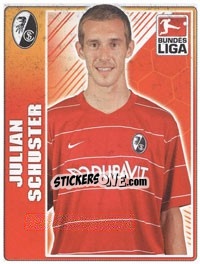 Cromo Julian Schuster - German Football Bundesliga 2009-2010 - Topps