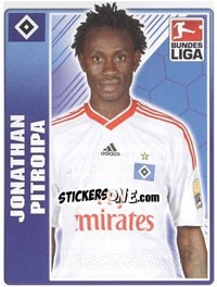 Sticker Jonathan Pitroipa - German Football Bundesliga 2009-2010 - Topps