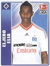 Sticker Eljero Elia - German Football Bundesliga 2009-2010 - Topps
