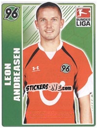 Sticker Leon Andreasen - German Football Bundesliga 2009-2010 - Topps