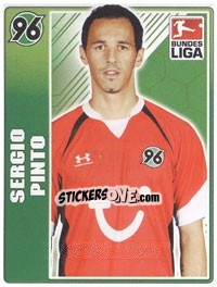 Sticker Sergio Pinto - German Football Bundesliga 2009-2010 - Topps
