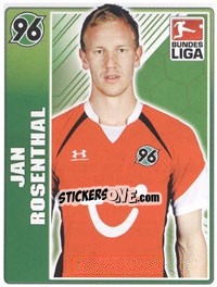 Sticker Jan Rosenthal - German Football Bundesliga 2009-2010 - Topps