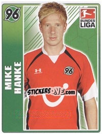 Sticker Mike Hanke - German Football Bundesliga 2009-2010 - Topps