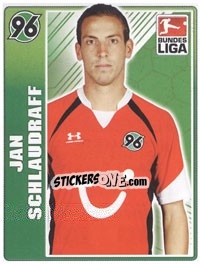 Cromo Jan Schlaudraff - German Football Bundesliga 2009-2010 - Topps