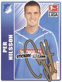Sticker Per Nilsson - German Football Bundesliga 2009-2010 - Topps