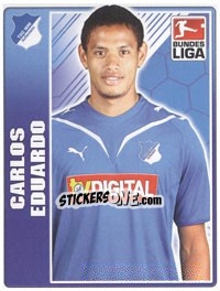 Sticker Carlos Eduardo - German Football Bundesliga 2009-2010 n. 186 - Topps