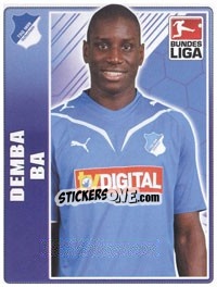 Sticker Demba Ba - German Football Bundesliga 2009-2010 n. 188 - Topps