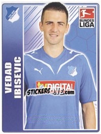 Cromo Vedad Ibisevic - German Football Bundesliga 2009-2010 - Topps