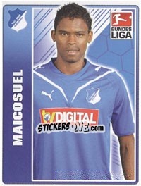 Sticker Maicosuel - German Football Bundesliga 2009-2010 - Topps